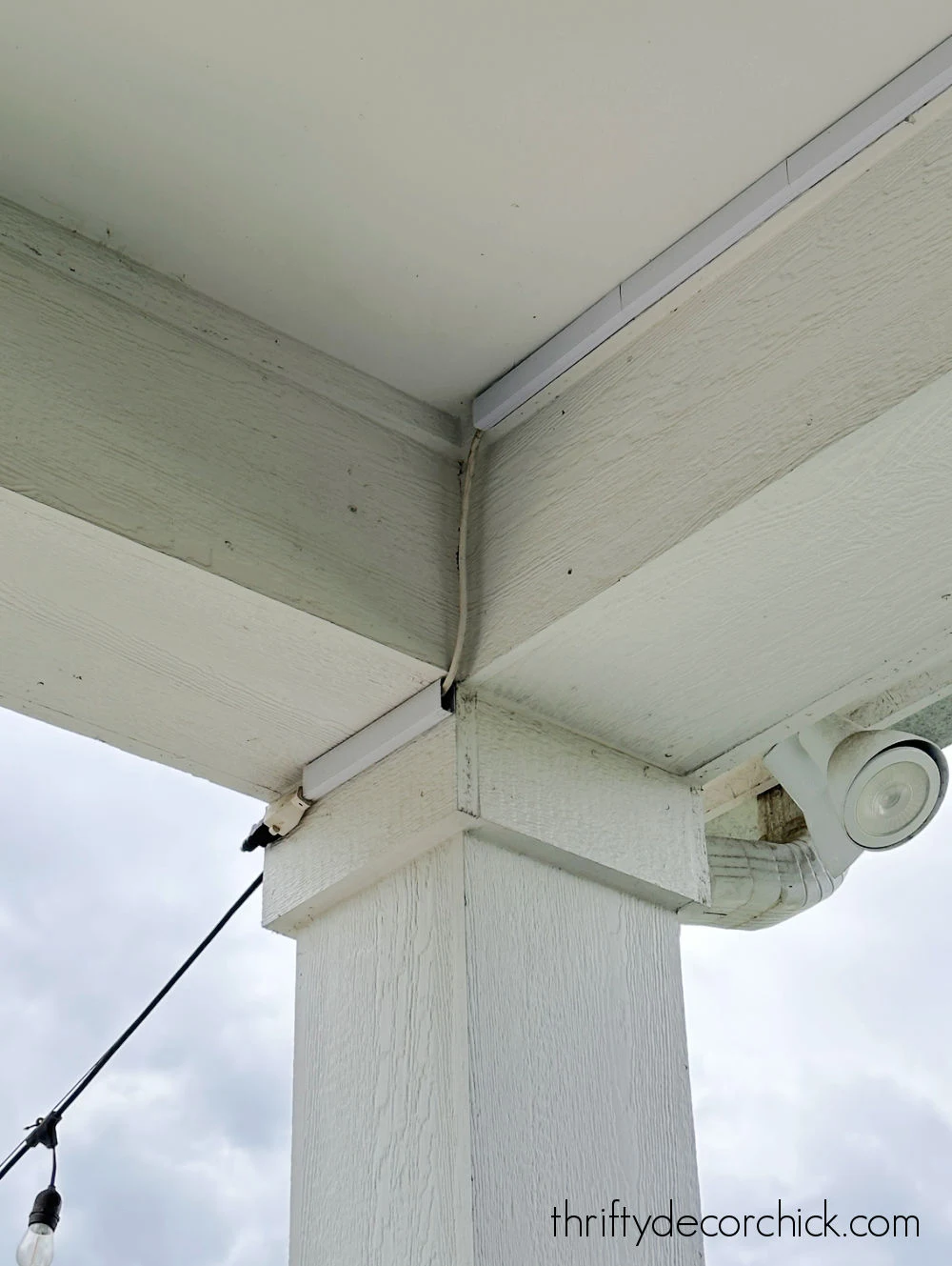 extension cord to patio lights